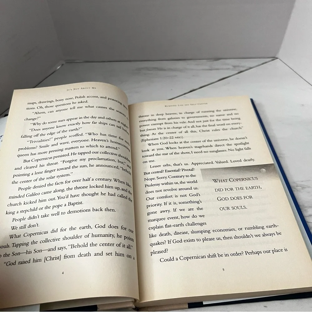 It's Not About Me Max Lucado Hard Cover Book